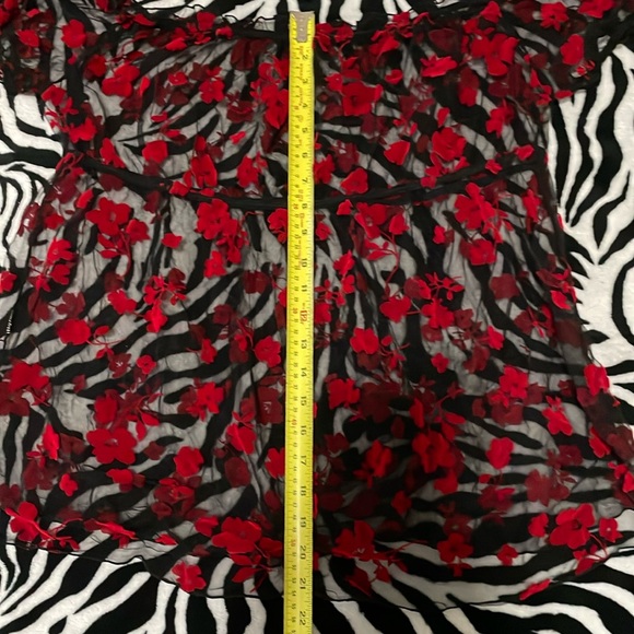 3/$15 curvy off shoulder Floral Print Sheer Mesh Bardot babydoll lingerie - Picture 10 of 11